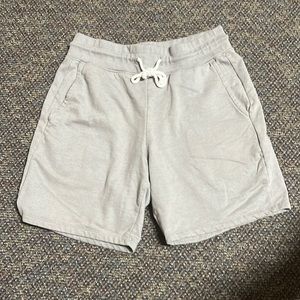Grey sweat shorts